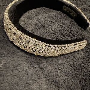 Dazzling Silver Rhinestone Headband